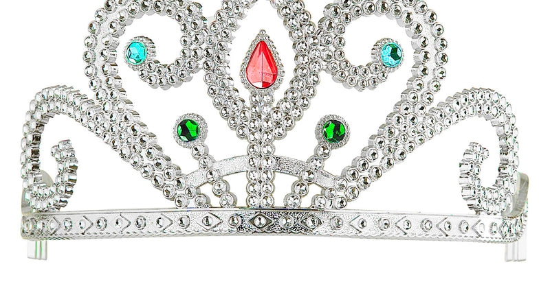 e-carnavalskleding-SYK Prinsessenkroon met diamanten zilver