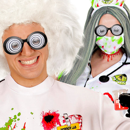 e-carnavalskleding-SYK Professor of uitvinders bril