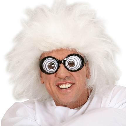 e-carnavalskleding-SYK Professor pruik volwassenen