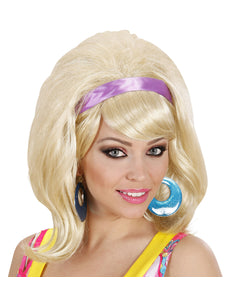 e-carnavalskleding-SYK pruik 60s modieus blond