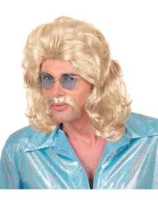 e-carnavalskleding-SYK pruik 70s man blond