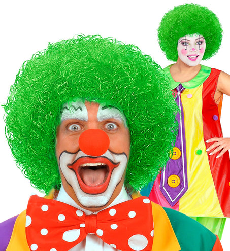 e-carnavalskleding-SYK pruik clown groen
