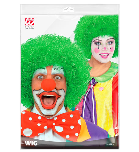 e-carnavalskleding-SYK pruik clown groen