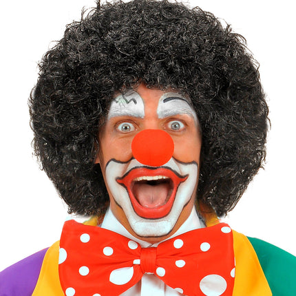e-carnavalskleding-SYK pruik clown zwart