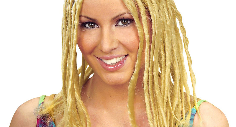 e-carnavalskleding-SYK Pruik Dreadlocks Blond