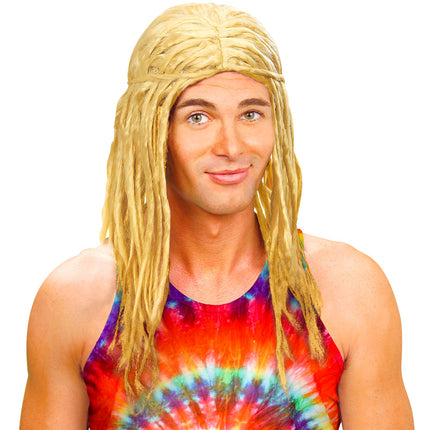 e-carnavalskleding-SYK Pruik Dreadlocks Blond