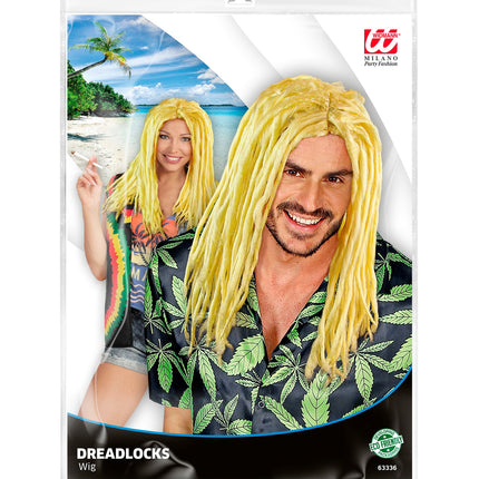 e-carnavalskleding-SYK Pruik Dreadlocks Blond