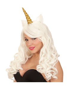 e-carnavalskleding-SYK Pruik Eenhoorn Unicorn