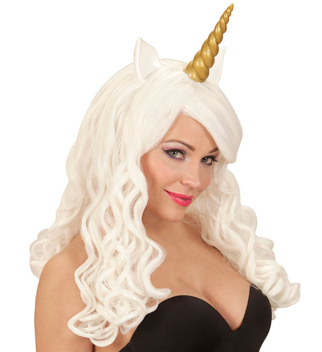 e-carnavalskleding-SYK Pruik Eenhoorn Unicorn