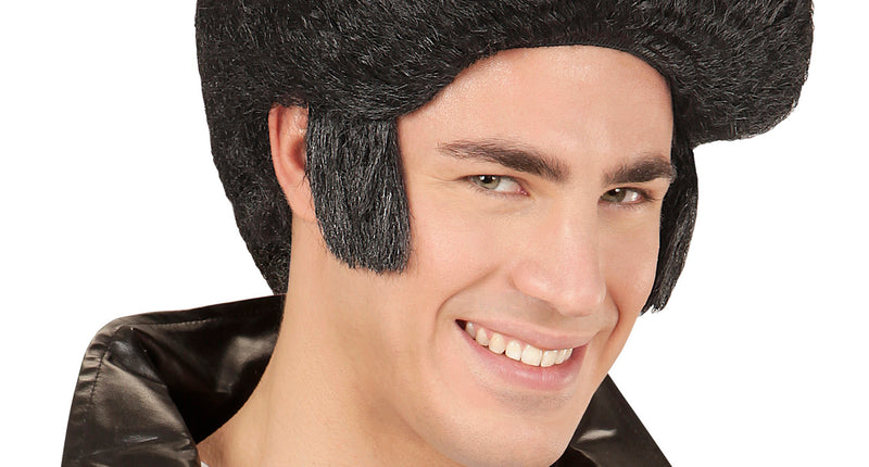 e-carnavalskleding-SYK Pruik Elvis king of rock 'n roll