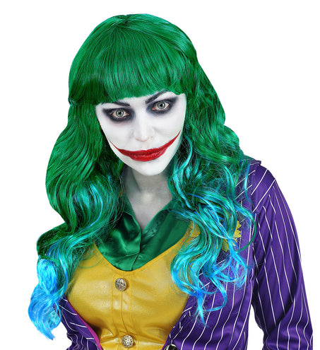 e-carnavalskleding-SYK Pruik Evil joker lang haar