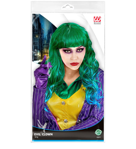 e-carnavalskleding-SYK Pruik Evil joker lang haar