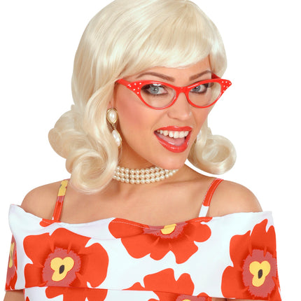 e-carnavalskleding-SYK pruik flip 50s blond