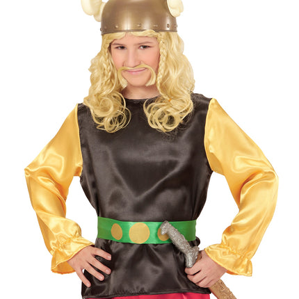 e-carnavalskleding-SYK Pruik kind Romein met snor