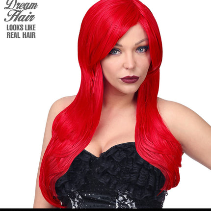 e-carnavalskleding-SYK Pruik lang rood haar Cosplay Alicia