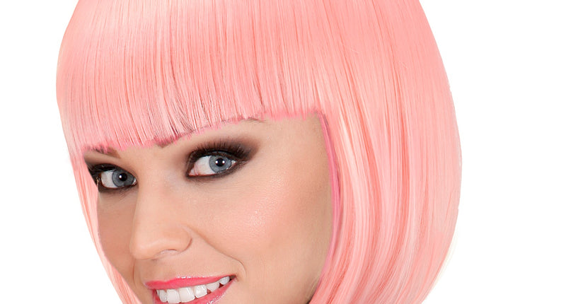 e-carnavalskleding-SYK Pruik Lou Lou soft roze