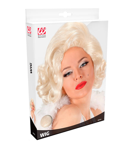 e-carnavalskleding-SYK Pruik Marilyn Monroe krullen