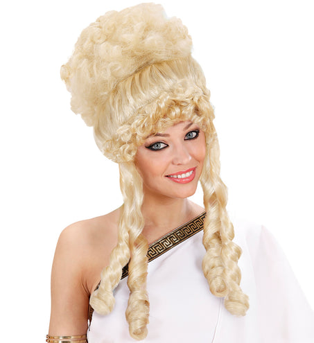 e-carnavalskleding-SYK pruik olympische godin blond