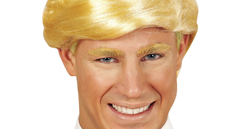 e-carnavalskleding-SYK Pruik President Trump America first