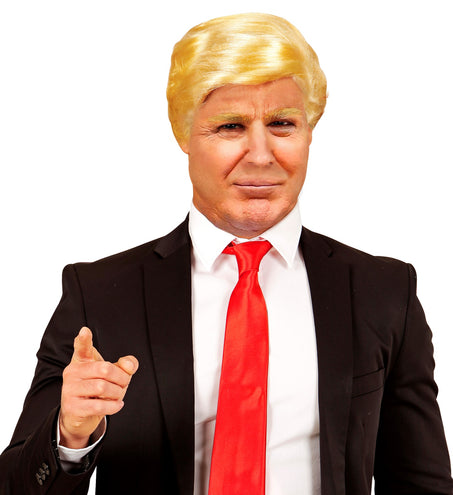e-carnavalskleding-SYK Pruik President Trump America first