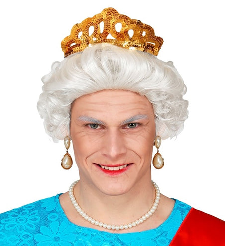 e-carnavalskleding-SYK Pruik Queen Elisabeth