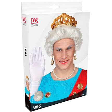 e-carnavalskleding-SYK Pruik Queen Elisabeth
