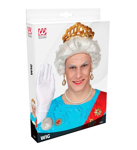 e-carnavalskleding-SYK Pruik Queen Elisabeth