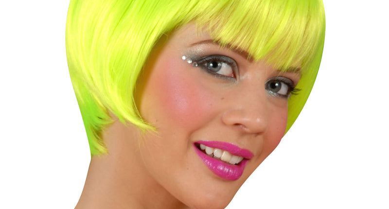 e-carnavalskleding-SYK pruik rave neon groen
