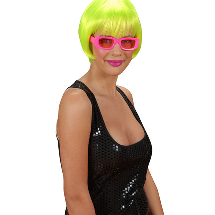 e-carnavalskleding-SYK pruik rave neon groen