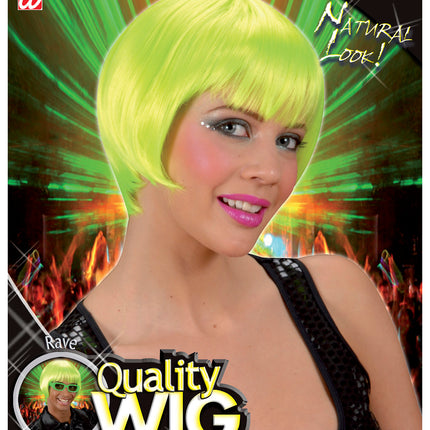 e-carnavalskleding-SYK pruik rave neon groen