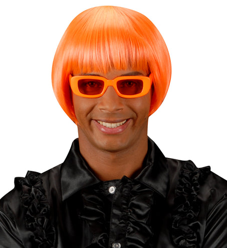 e-carnavalskleding-SYK pruik rave neon oranje