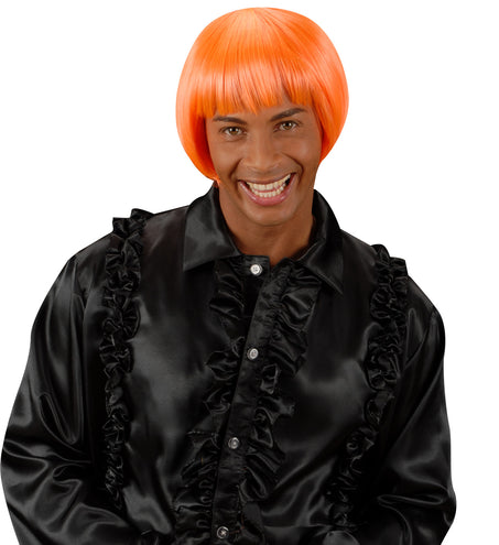 e-carnavalskleding-SYK pruik rave neon oranje