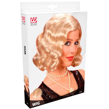 e-carnavalskleding-SYK pruik roaring 20s blond