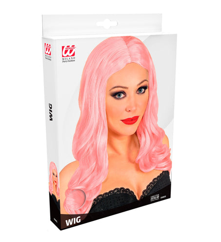 e-carnavalskleding-SYK Pruik soft roze roxy