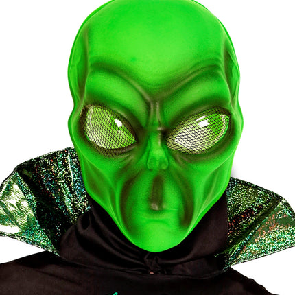 e-carnavalskleding-SYK pvc masker buitenaards wezen