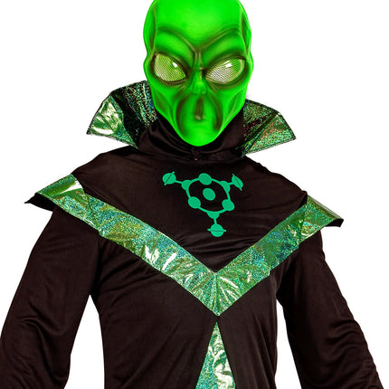 e-carnavalskleding-SYK pvc masker buitenaards wezen