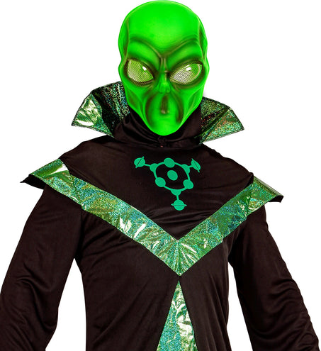 e-carnavalskleding-SYK pvc masker buitenaards wezen