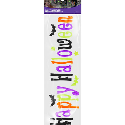 e-carnavalskleding-SYK Raamsticker happy Halloween