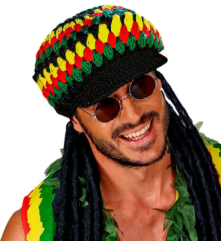 e-carnavalskleding-SYK Rasta muts