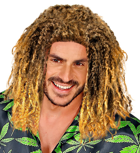 e-carnavalskleding-SYK Rasta pruik bruin blond