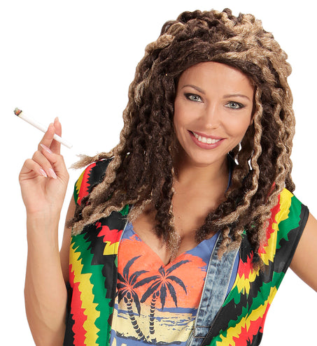 e-carnavalskleding-SYK Rasta pruik dreadlocks Reggae