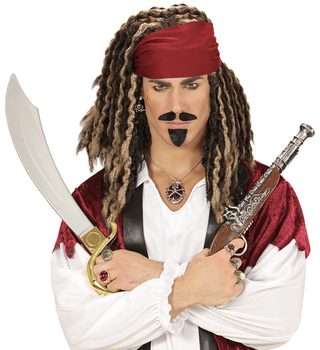 e-carnavalskleding-SYK Rasta pruik dreadlocks Reggae