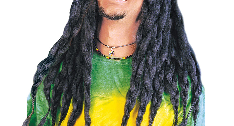 e-carnavalskleding-SYK Rasta pruik Finn met dreadlocks