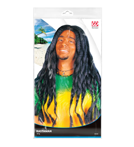 e-carnavalskleding-SYK Rasta pruik Finn met dreadlocks