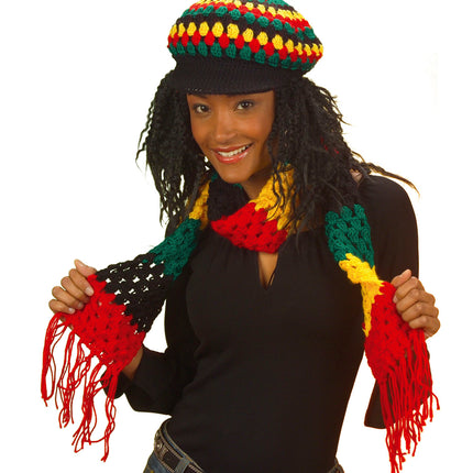e-carnavalskleding-SYK Rasta sjaal reggae