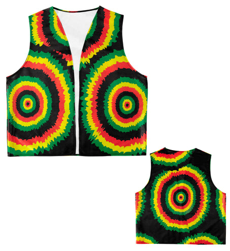 e-carnavalskleding-SYK Rasta vest  voor Jamaica party