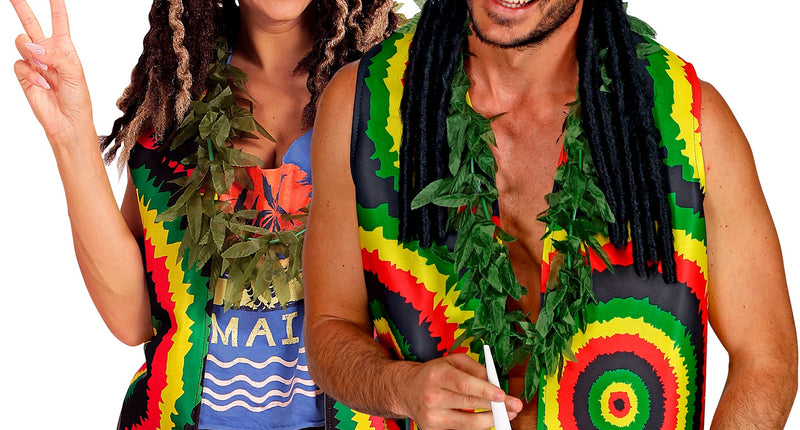 e-carnavalskleding-SYK Rasta vest  voor Jamaica party