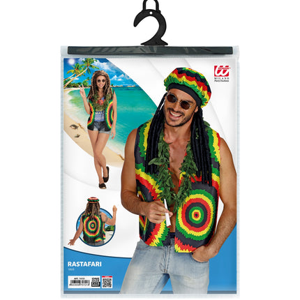 e-carnavalskleding-SYK Rasta vest  voor Jamaica party