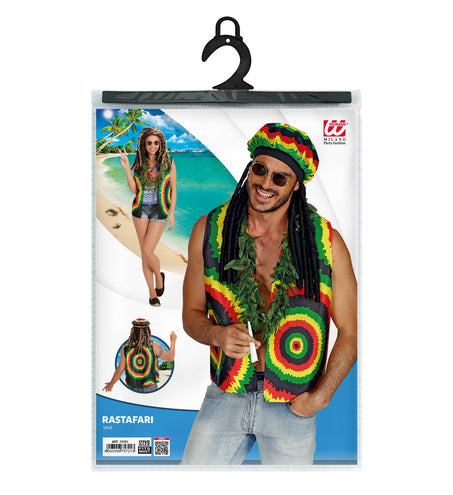 e-carnavalskleding-SYK Rasta vest  voor Jamaica party
