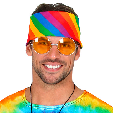 e-carnavalskleding-SYK Regenboog bandana zakdoek
